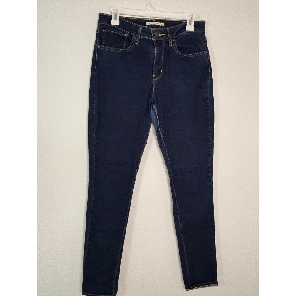 Levis 721 High Rise Skinny Jeans Dark Wash‎ Indigo Denim Size 30 Womens